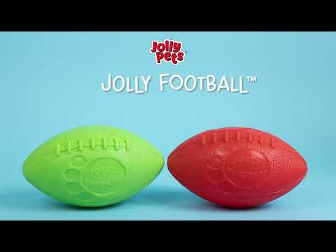 Bekijk deze video van de Jolly Pets Football om te zien wat je kunt verwachten van deze hondenbal.